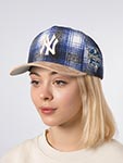 Бейсболка MITCHELL NESS арт. HP16221-NYYNAVY New York Yankees MLB (синий / бежевый)